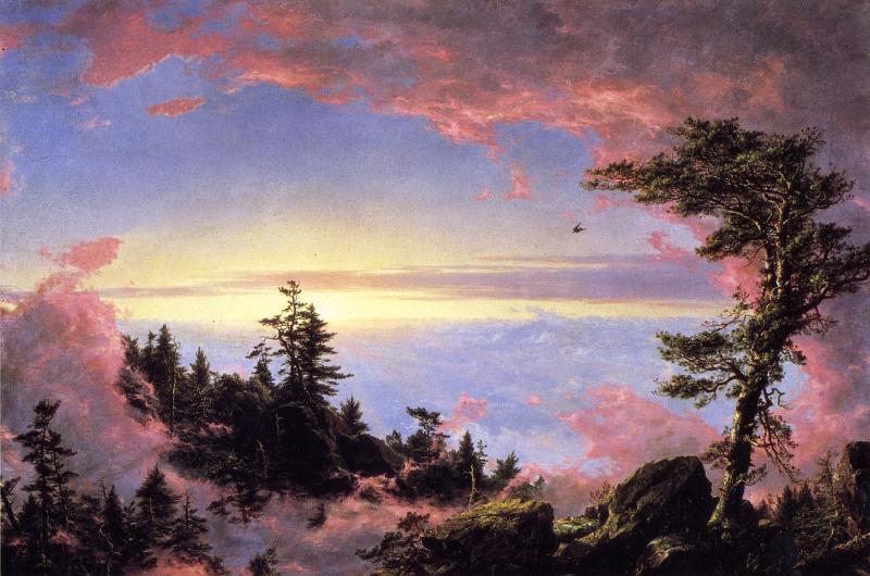 Frederic Edwin Church Above the Clouds at Sunrise China oil painting art